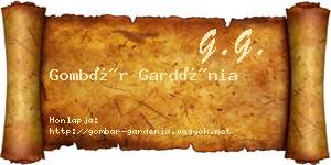 Gombár Gardénia névjegykártya